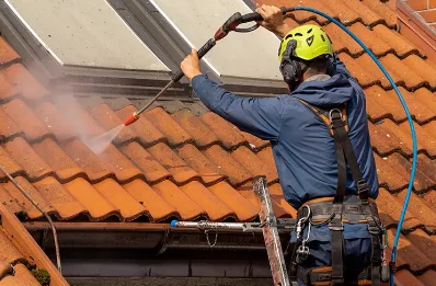 Démoussage et hydrofuge de toiture à Ambrières